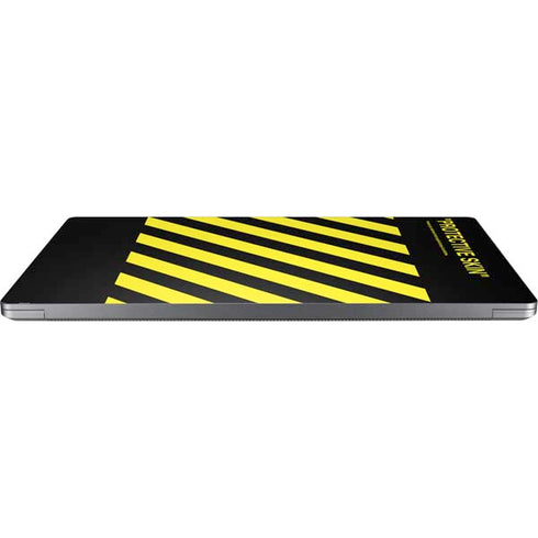 Black and Yellow Stripes Universal Laptop 13in (10.6 x 7.6in) Skin