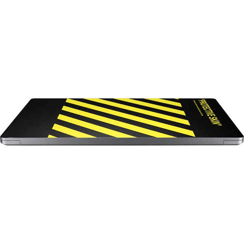 Black and Yellow Stripes Universal Laptop 17in (13.8 x 10in) Skin