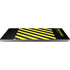 Black and Yellow Stripes Universal Laptop 17in (13.8 x 10in) Skin