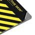 Black and Yellow Stripes Universal Laptop 18in (14.6 x 10.6in) Skin