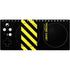 Black and Yellow Stripes Xbox Adaptive Controller Skin