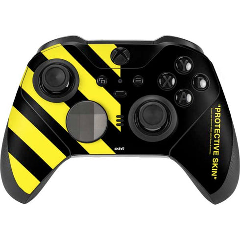 Black and Yellow Stripes Xbox Elite Wireless Controller Series 2 Skin