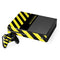 Black and Yellow Stripes Xbox One Console and Controller Bundle Skin