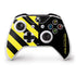 Black and Yellow Stripes Xbox One S Controller Skin