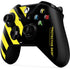 Black and Yellow Stripes Xbox One X Controller Skin