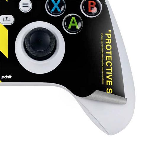 Black and Yellow Stripes Xbox Series S Bundle Skin