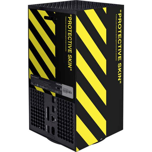 Black and Yellow Stripes Xbox Series X Bundle Skin