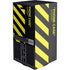 Black and Yellow Stripes Xbox Series X Console Skin
