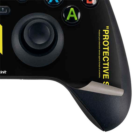 Black and Yellow Stripes Xbox Series X Controller Skin