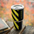 Black and Yellow Stripes Yeti 30oz Rambler Tumbler Skin