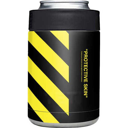 Black and Yellow Stripes Yeti Colster Can Insulator Skin