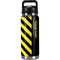 Black and Yellow Stripes YETI Rambler 26oz Bottle Skin