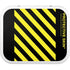 Black and Yellow Stripes YETI Roadie 24 Hard Cooler Skin