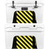 Black and Yellow Stripes YETI Tundra 45 Hard Cooler Skin