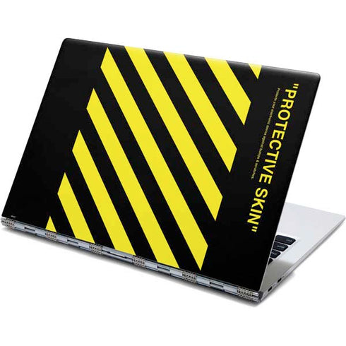 Black and Yellow Stripes Yoga 910 2-in-1 14in Touch-Screen Skin