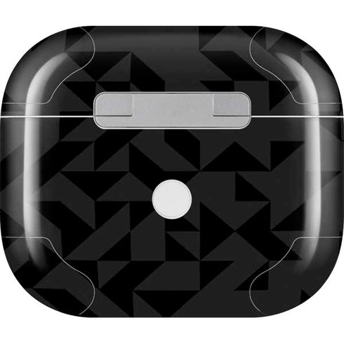 Black Geometric Apple AirPods (3rd Gen 2021) Skin