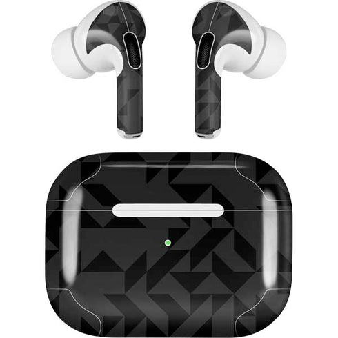 Black Geometric Apple AirPods Pro Skin