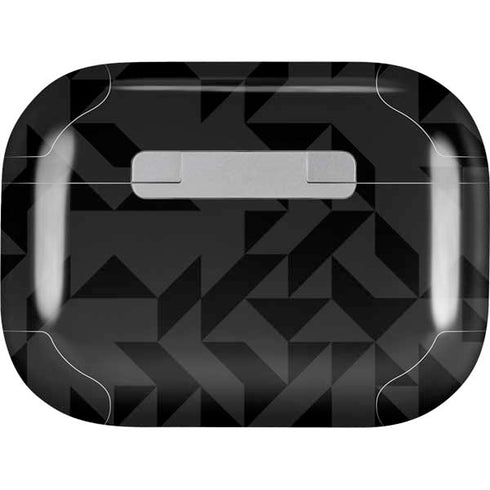 Black Geometric Apple AirPods Pro Skin