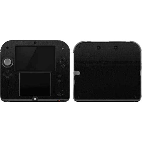 Specialty Vinyl Black Brushed Steel Texture Nintendo 2DS Skin