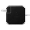 Black Brushed Steel Texture 85W Power Adapter (15 and 17 inch MacBook Pro Charger) Skin