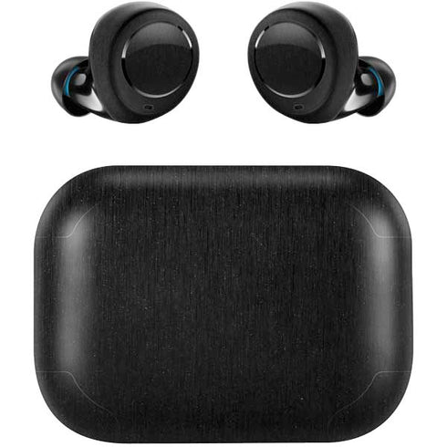 Black Brushed Steel Texture Amazon Echo Buds Skin