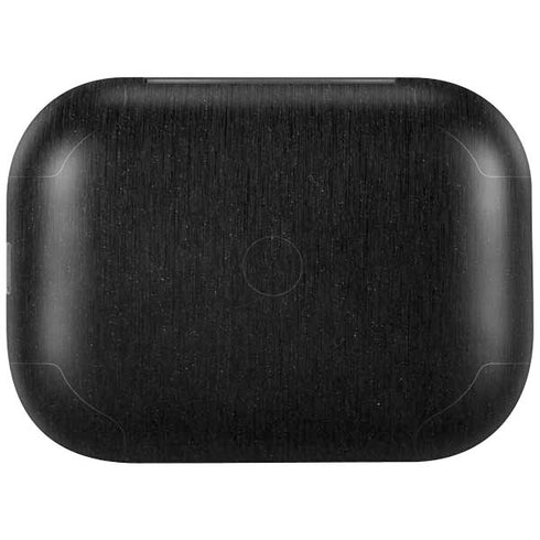 Black Brushed Steel Texture Amazon Echo Buds Skin