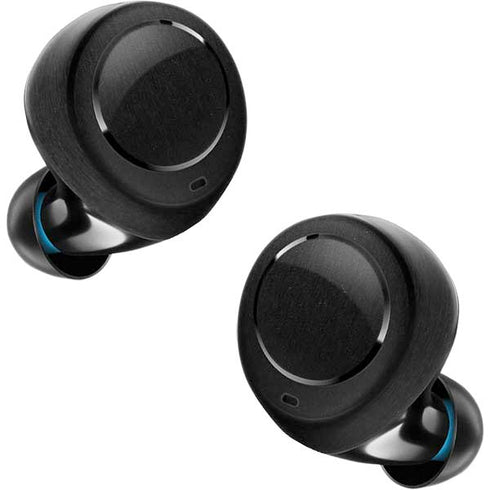 Black Brushed Steel Texture Amazon Echo Buds Skin