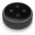 Specialty Vinyl Black Brushed Steel Texture Amazon Echo Dot Skin