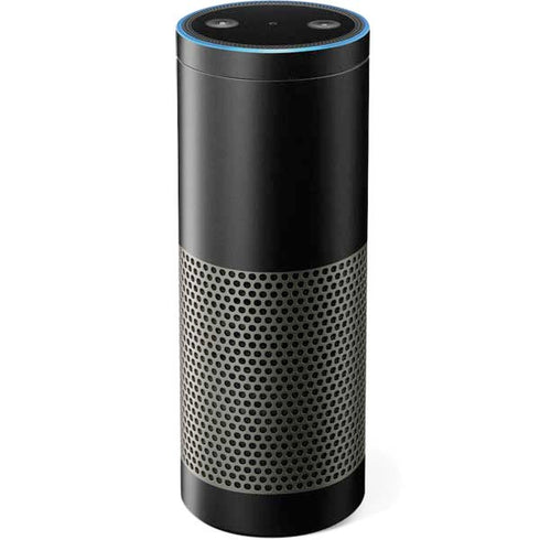 Specialty Vinyl Black Brushed Steel Texture Amazon Echo Skin
