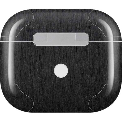 Specialty Vinyl Black Brushed Steel Texture Apple AirPods (3rd Gen 2021) Skin