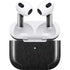 Specialty Vinyl Black Brushed Steel Texture Apple AirPods (3rd Gen 2021) Skin