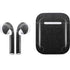 Specialty Vinyl Black Brushed Steel Texture Apple AirPods Skin