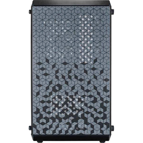 Specialty Vinyl Black Brushed Steel Texture Cooler Master MasterBox Q300L Mini Tower Skin