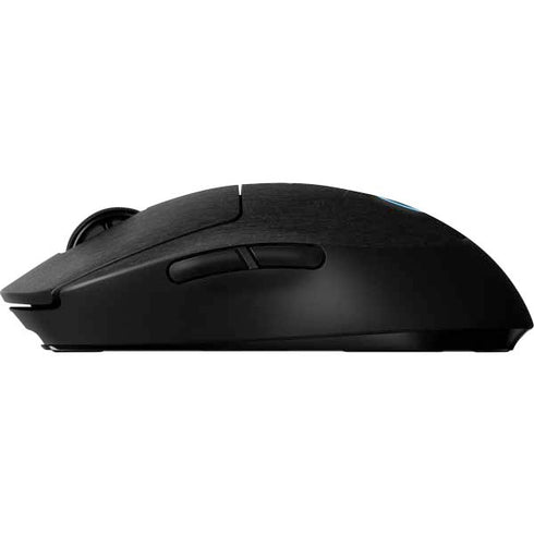 Specialty Vinyl Black Brushed Steel Texture G Pro Wireless Gaming Mouse Skin