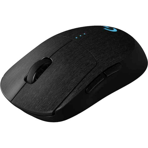 Specialty Vinyl Black Brushed Steel Texture G Pro Wireless Gaming Mouse Skin