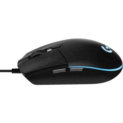 Specialty Vinyl Black Brushed Steel Texture G203 Prodigy RGB Wired Gaming Mouse Skin
