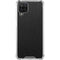 Specialty Vinyl Black Brushed Steel Texture Galaxy A12 Clear Case