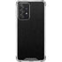 Specialty Vinyl Black Brushed Steel Texture Galaxy A52 5G Clear Case