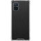Specialty Vinyl Black Brushed Steel Texture Galaxy A71 5G Clear Case