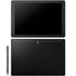 Specialty Vinyl Black Brushed Steel Texture Galaxy Book 12in Skin