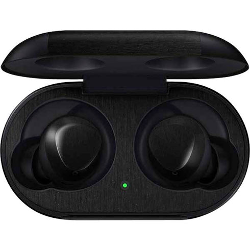 Specialty Vinyl Black Brushed Steel Texture Galaxy Buds Skin