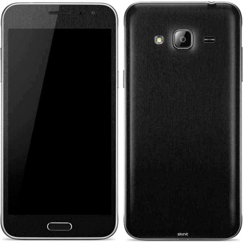 Specialty Vinyl Black Brushed Steel Texture Galaxy J3 Skin