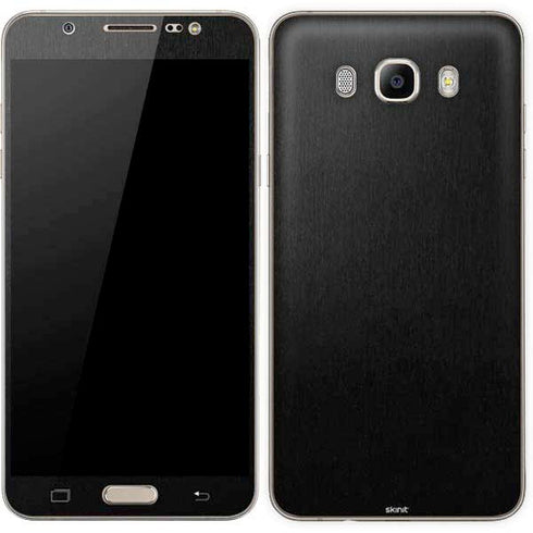 Specialty Vinyl Black Brushed Steel Texture Galaxy J7 Skin