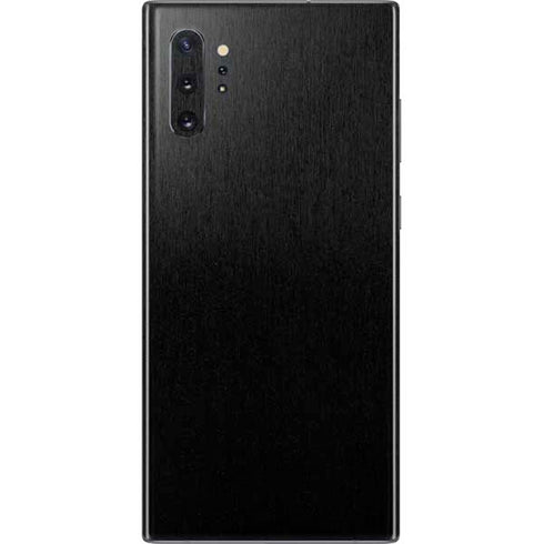 Black Brushed Steel Texture Galaxy Note 10 Plus Skin
