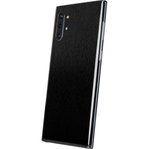 Black Brushed Steel Texture Galaxy Note 10 Plus Skin