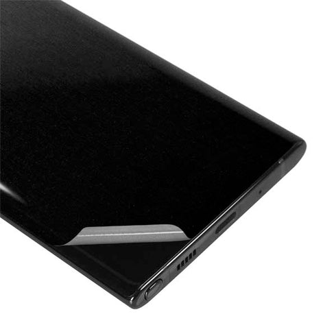 Black Brushed Steel Texture Galaxy Note 10 Plus Skin