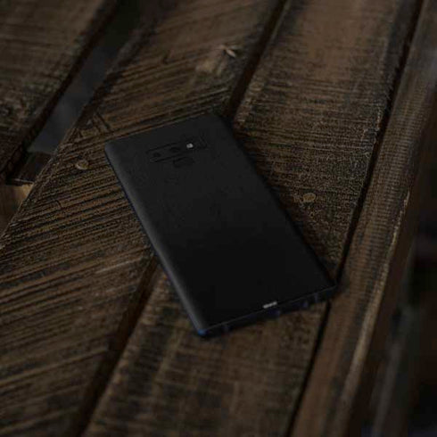 Specialty Vinyl Black Brushed Steel Texture Galaxy Note 9 Skin
