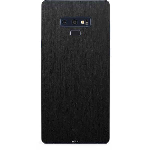 Specialty Vinyl Black Brushed Steel Texture Galaxy Note 9 Skin