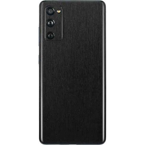Specialty Vinyl Black Brushed Steel Texture Galaxy S20 Fan Edition Skin