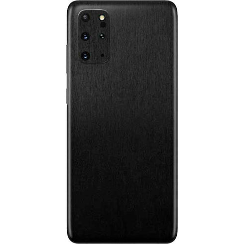 Specialty Vinyl Black Brushed Steel Texture Galaxy S20 Plus Skin